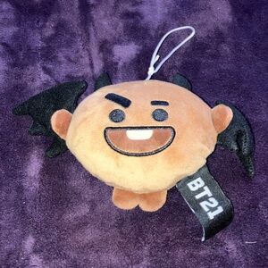 BT21 Brown Bat Plush Keychain